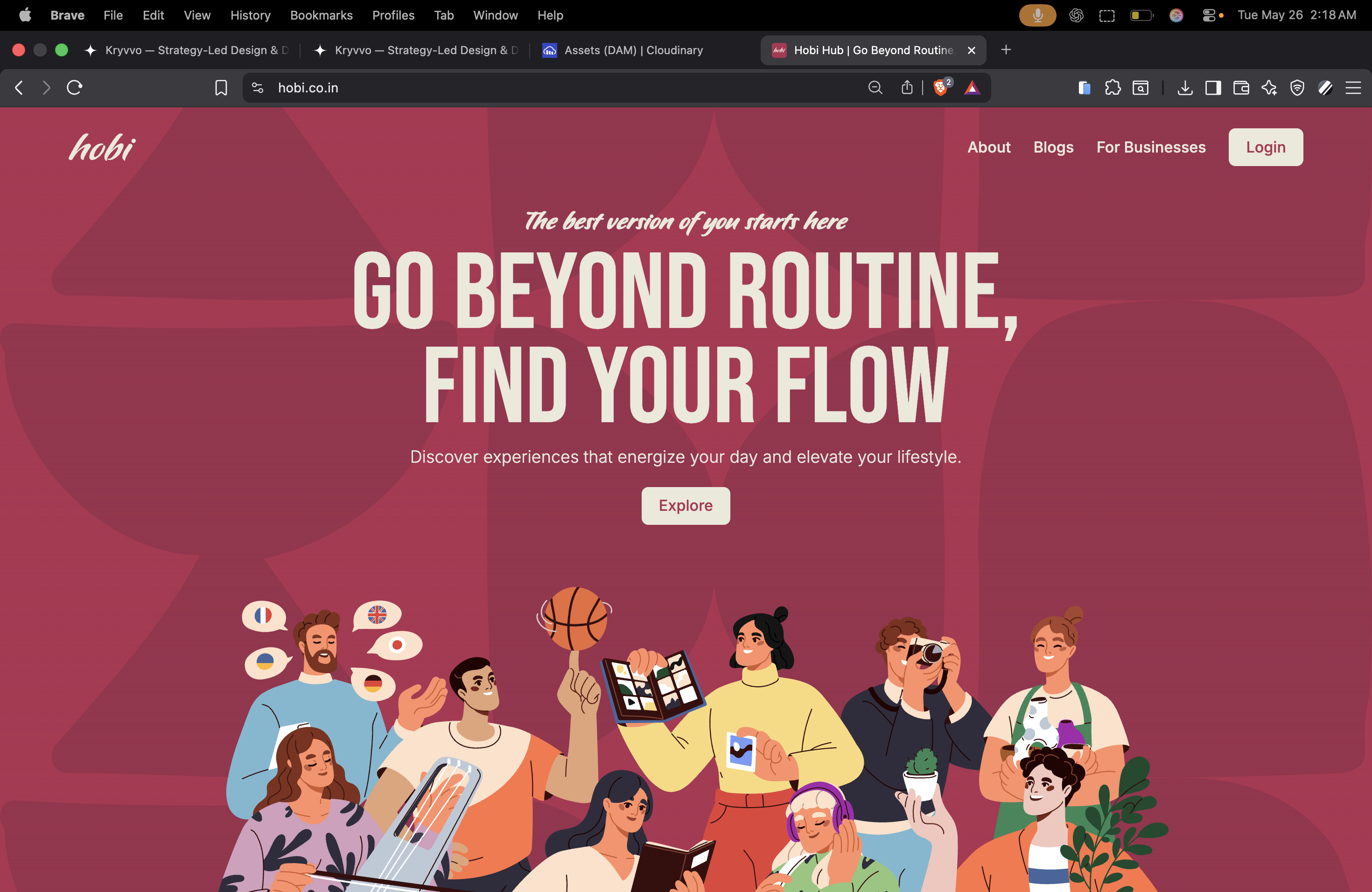 Hobi Hub Dashboard