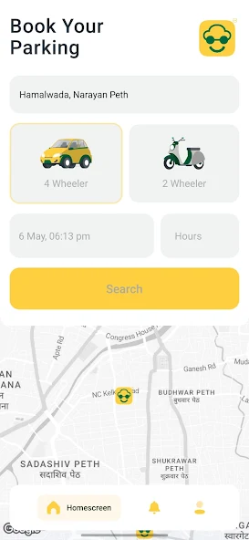 Parkinbuddy Mobile App View 2